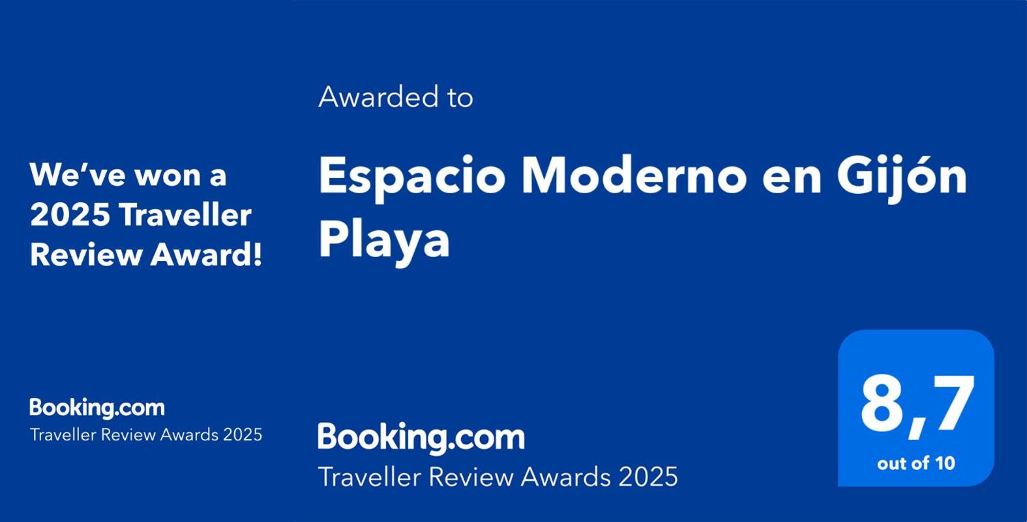 Espacio Moderno En Gijon Playa Exteriér fotografie